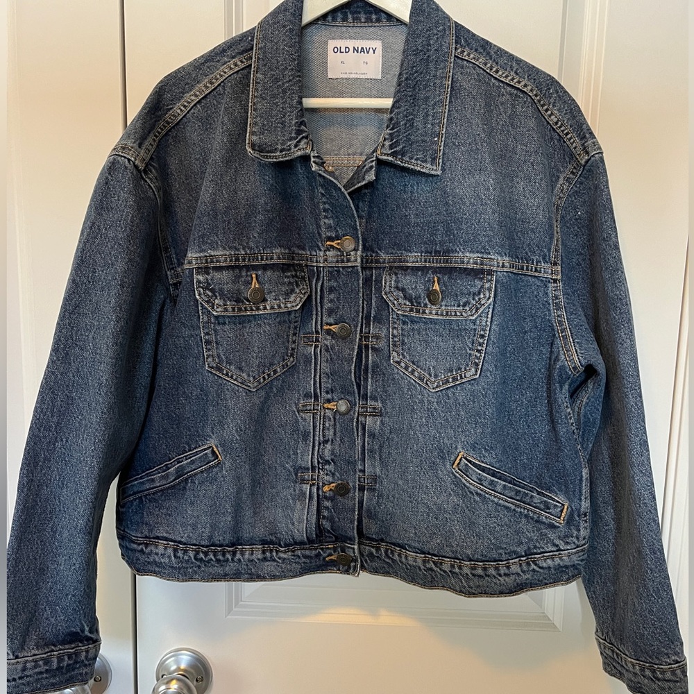 Old Navy cropped jean jacket